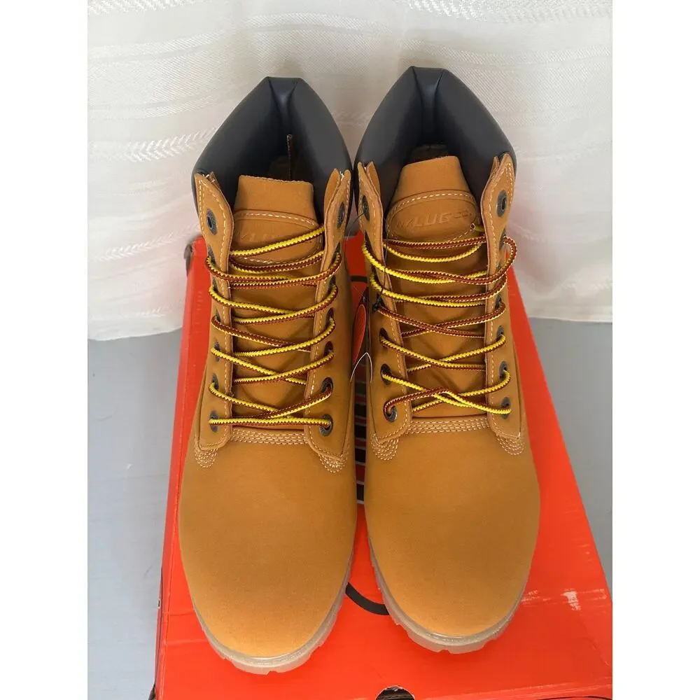 Lugz Convoy WR Men's Water Resistant Work Boots Golden Wheat Size 8W New